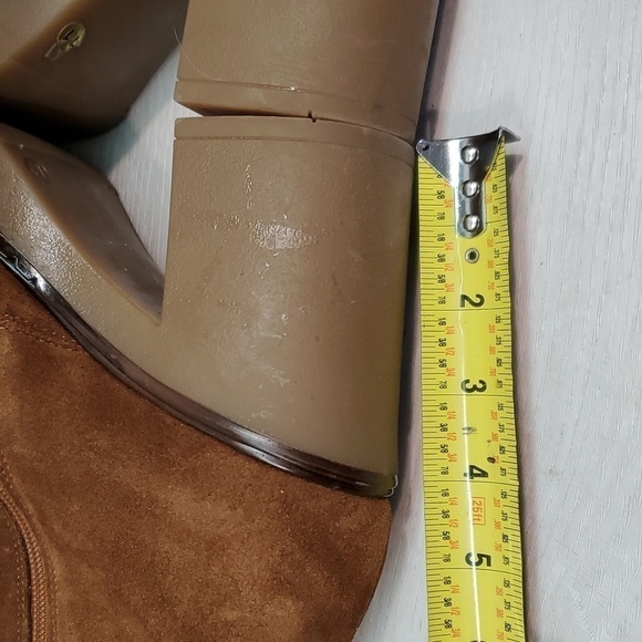 Steve Madden Women Moby Ankle Leather Platform Heels shoes boots sz 11 - Picture 9 of 14